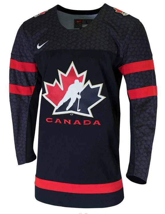 NIKE TEAM CANADA MEN'S JERSEY - Black 1 NIKE TEAM CANADA MEN'S JERSEY - Black