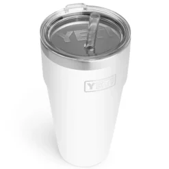 Yeti Tumbler 26 Oz. Stackable Tumbler W/Straw Lid -StringKing shop yeti26strawwhite