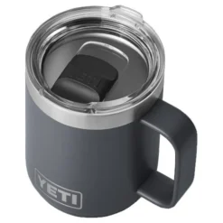 Yeti Rambler 10 Oz. Stackable Mug -StringKing shop yeticharcoalmug10