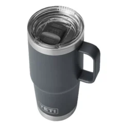 Yeti Rambler 20 Oz. Travel Mug -StringKing shop yeticharcoalmug20