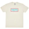 Yeti Logo Badge T-Shirt - Cream